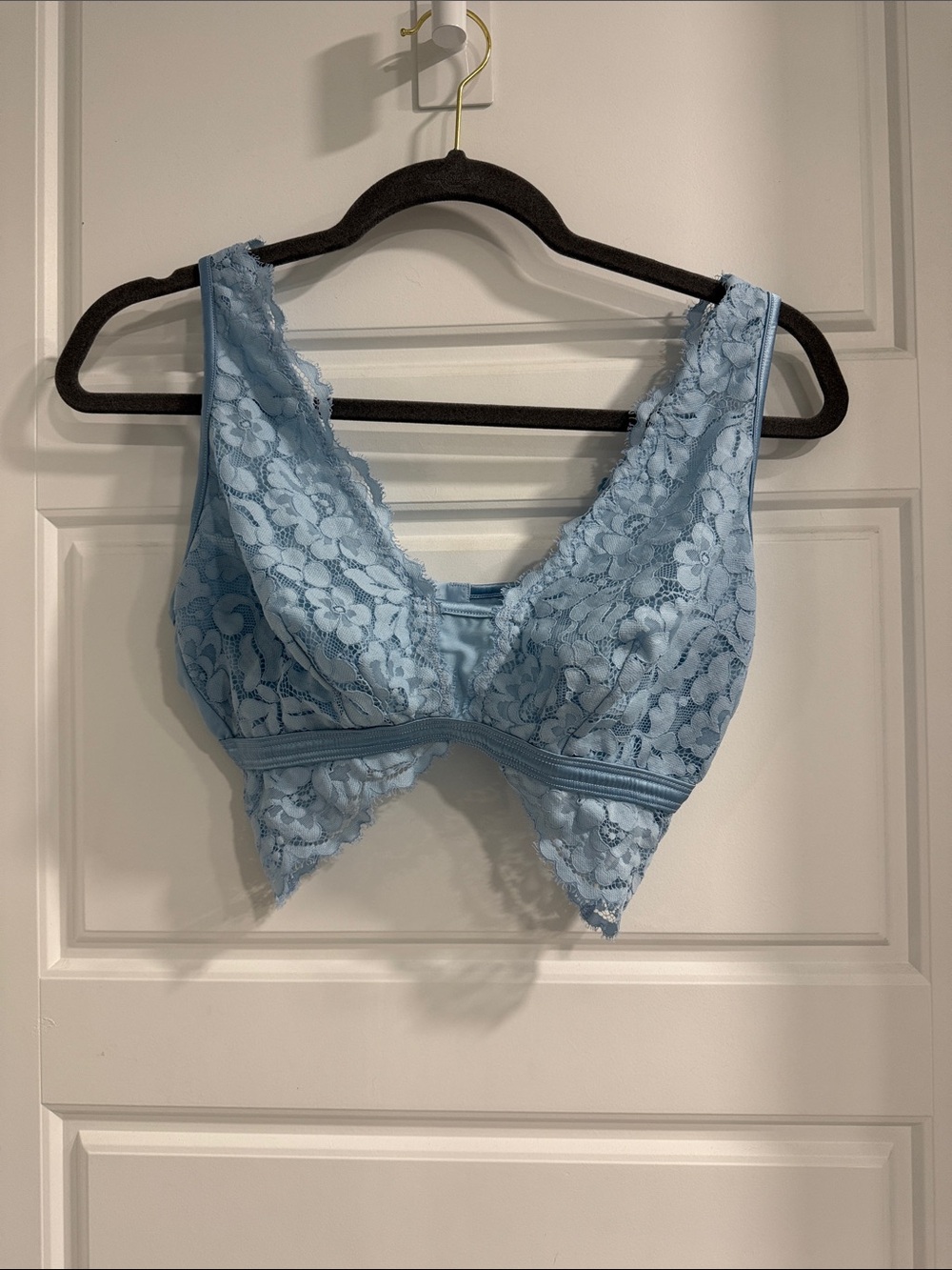 Cosabella Light Blue lace curvy Bralette